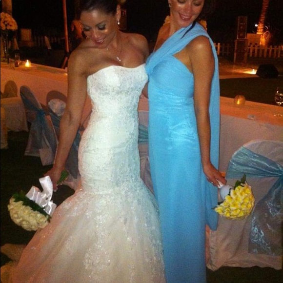 Tiffany Blue Ball Gown 💙 - Picture 6 of 9